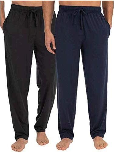 Fruit of the Loom Men's Extended Sizes Jersey Knit Sleep Pant (1 & 2 Packs)2